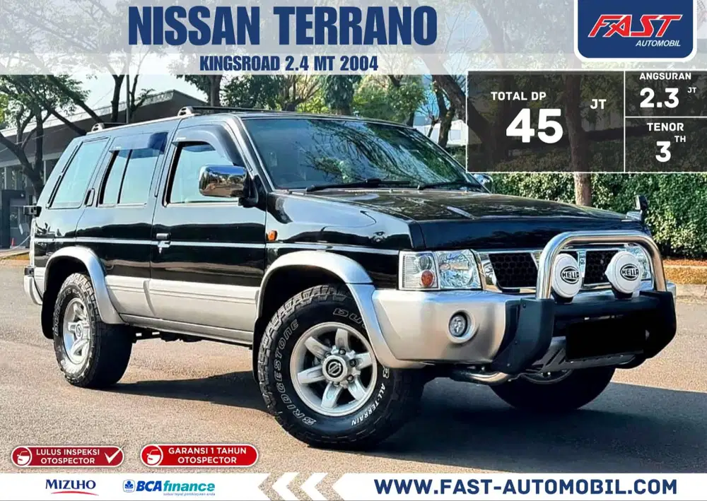 DP45JT  TANGAN 1 DARI BARU NISSAN TERRANO 2004 KINGSROAD 2.4 M/T ANTIK