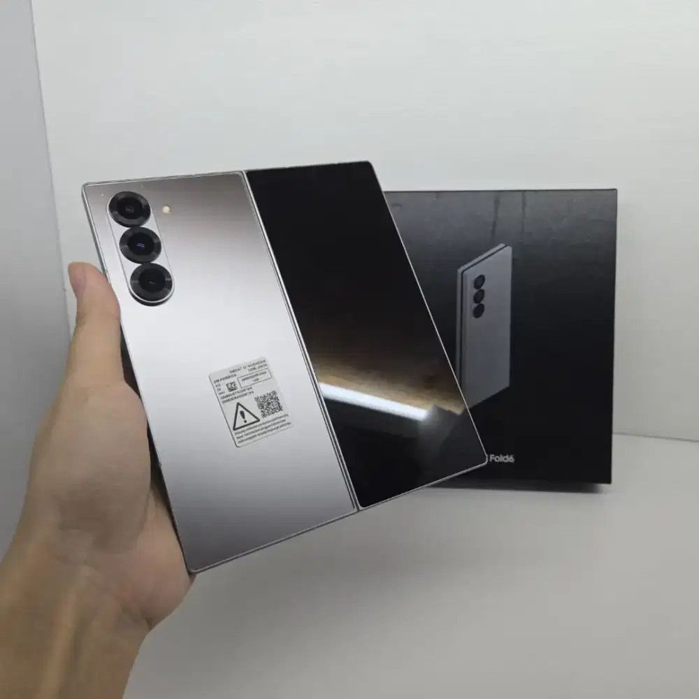 Samsung fold 6 - 256GB silver simpanan MULUS
