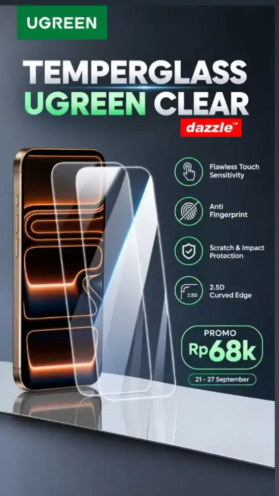 Temperglass Ugreen Clear