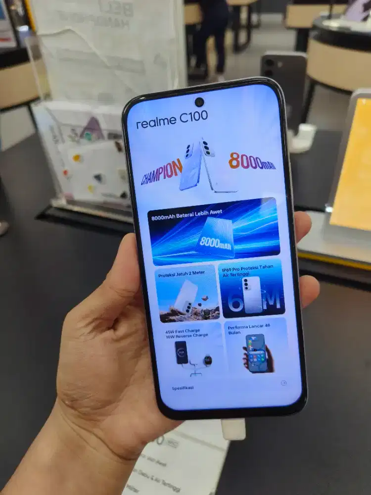 Cicilan tanpa dp realme c100 ram6 128gb