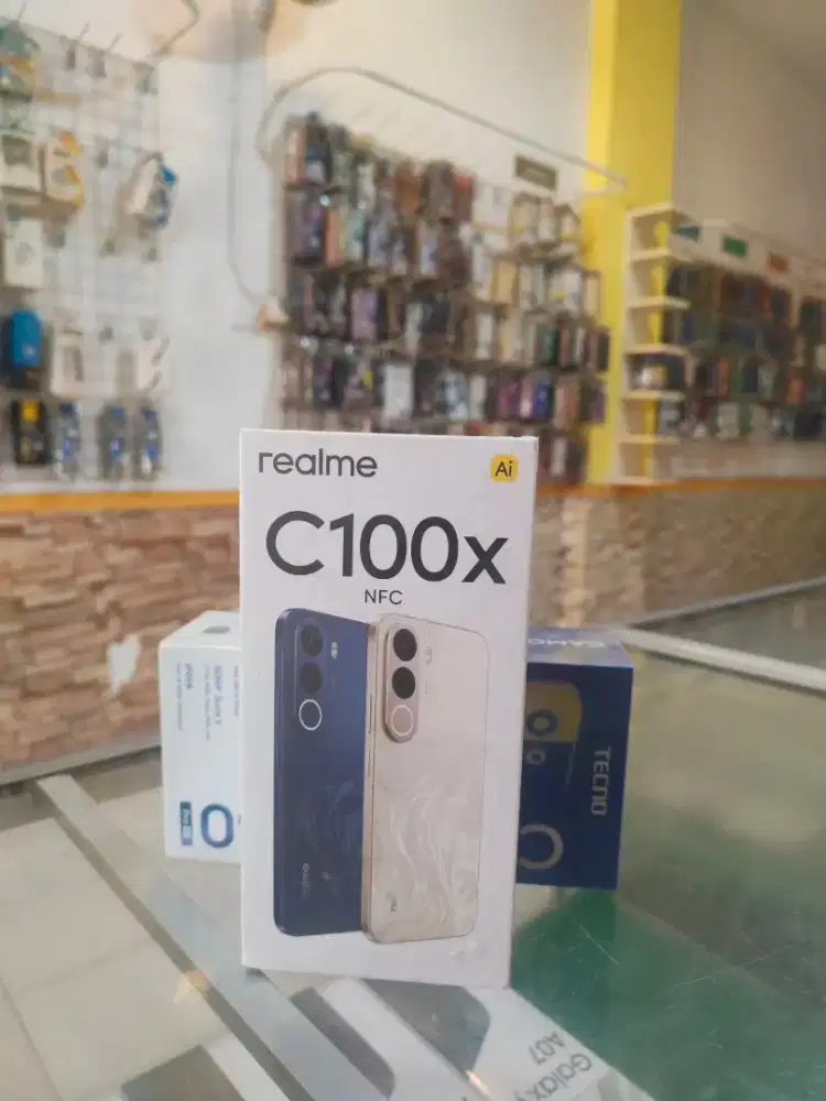 REALME C100X 6/128 promo+bonus cash & credit garansi Resmi