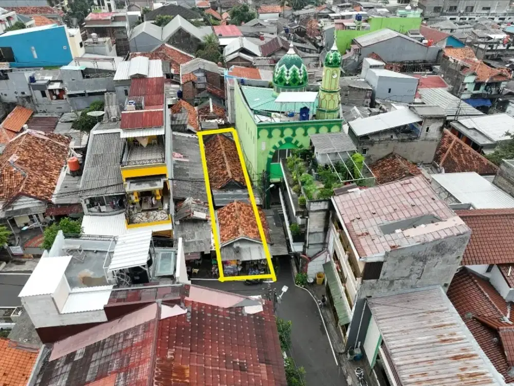 Dijual Tanah dan Bangunan Rumah Tua di Petamburan Jakarta Barat Cocok Untuk Usaha Kos-an