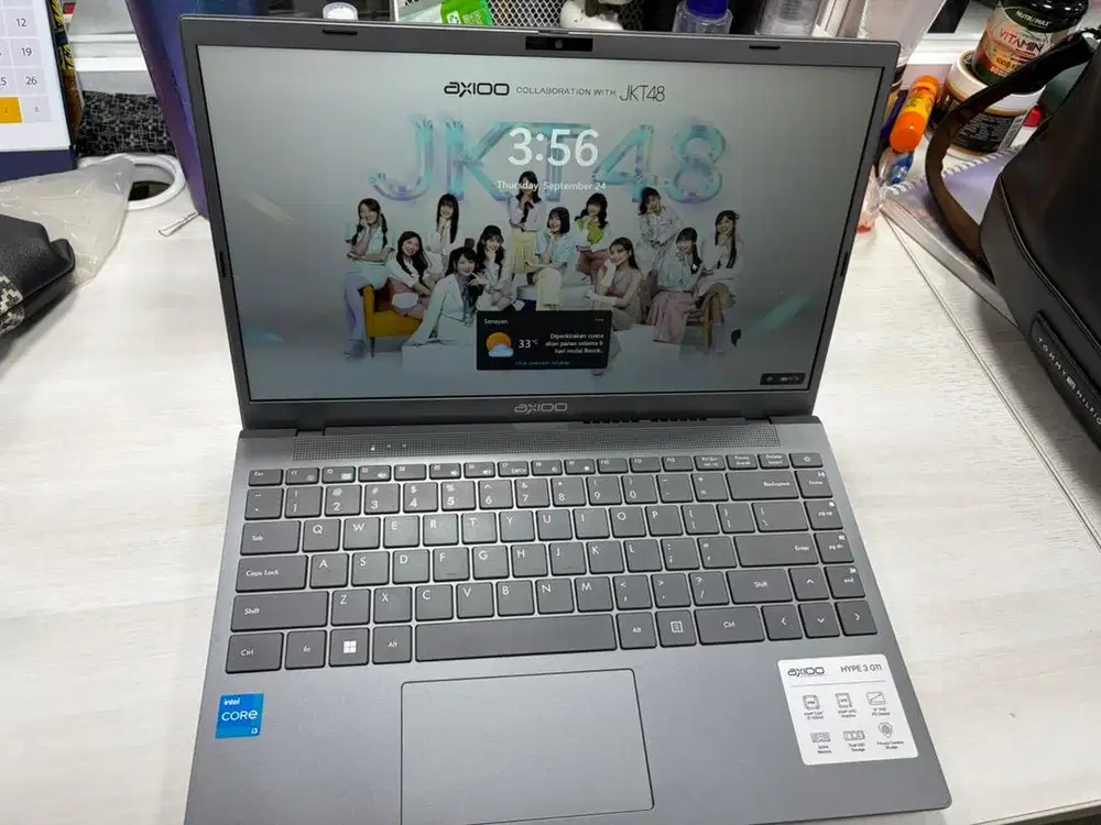 Jual laptop Axioo jarang pakai, masih garansi