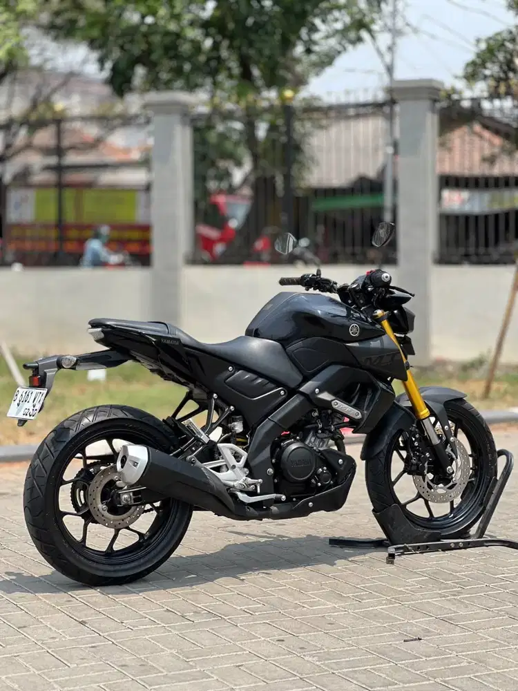 KM 4K AJA! YAMAHA MT15 2019 HITAM PAJAK PANJANG RASA BARU