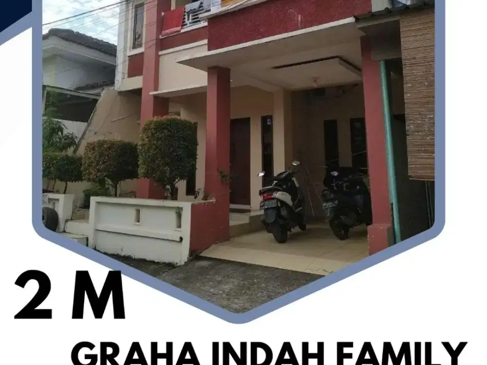 Graha Indah Family Toddopuli raya Timur 8X15, 2 Lantai 2 kamar bawah 3 kamar atas 5 kamar Tidur 5 Kamar Mandi Full Renovasi Rp. 2 Mlyr Nego