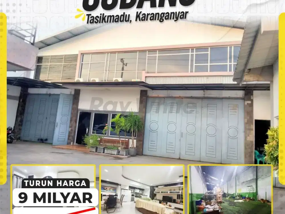 Dijual Gudang 2 Lantai Siap Pakai Akses Kontainer di Tasikmadu, Karanganyar