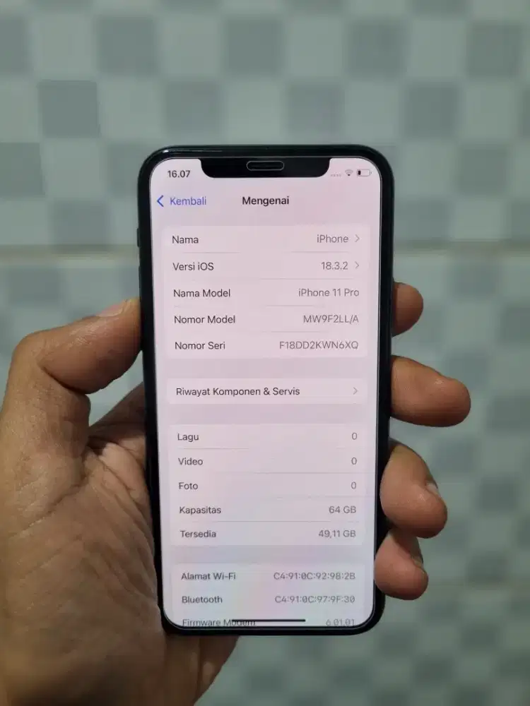 Iphone 11 pro 64GB green inter no minus2