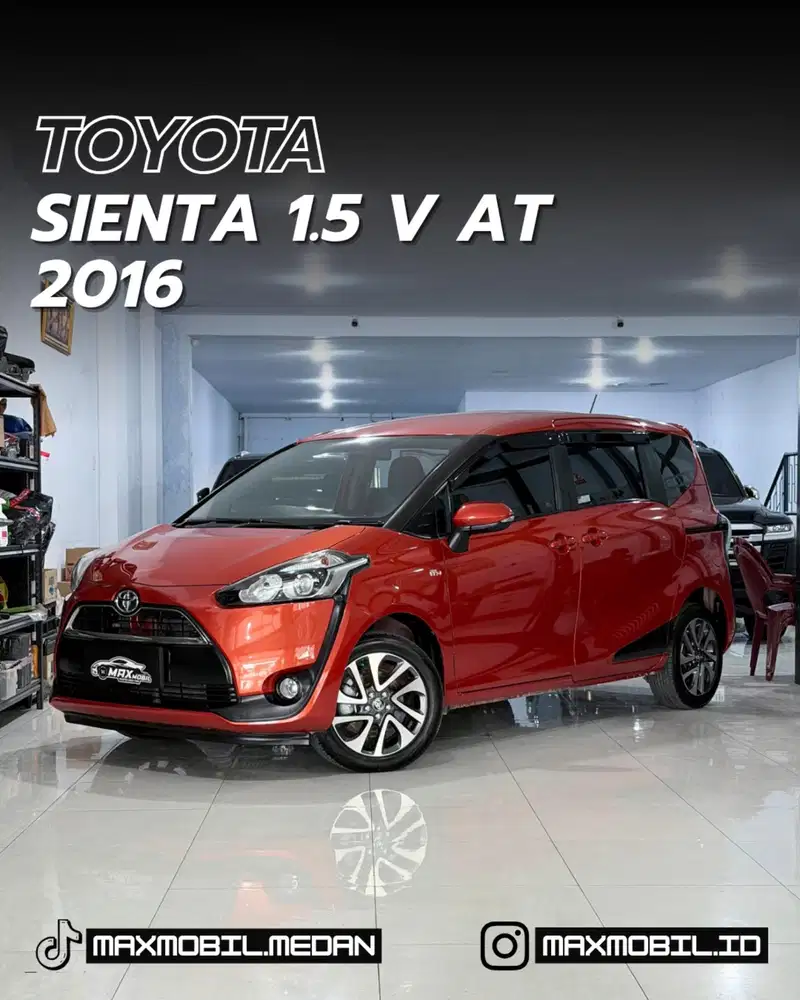 [ODO 31RB‼️] TOYOTA SIENTA 1.5 V AT 2016 pemakaian 2017