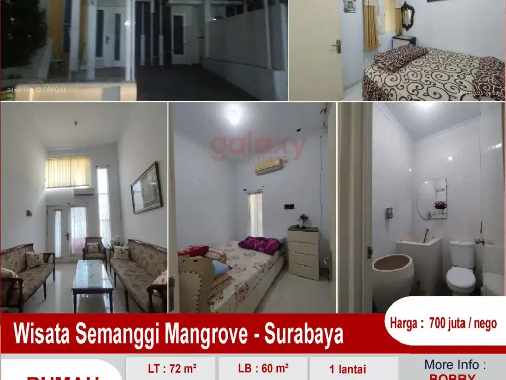 Rumah Di Perum Wisata Semanggi Mangrove Surabaya