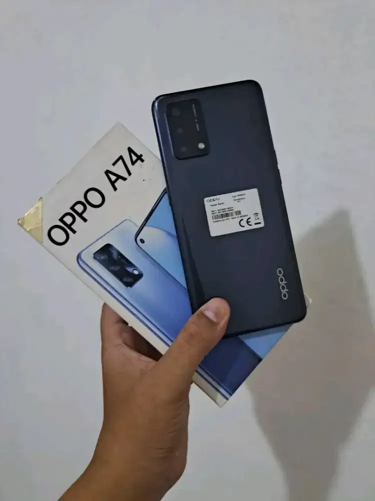 OPPO A74 6/128 LENGKAP