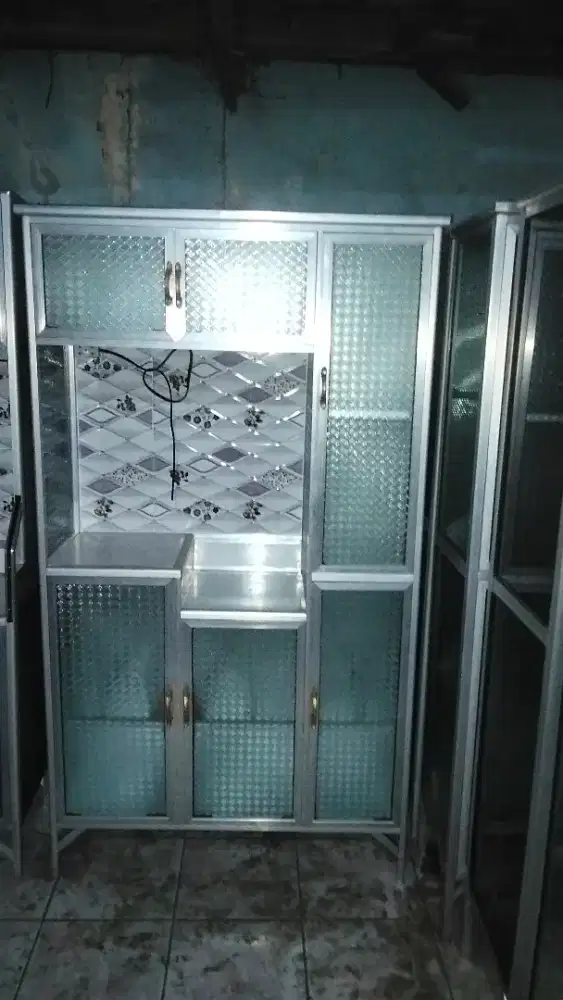 Rak piring alumunium pintu 3