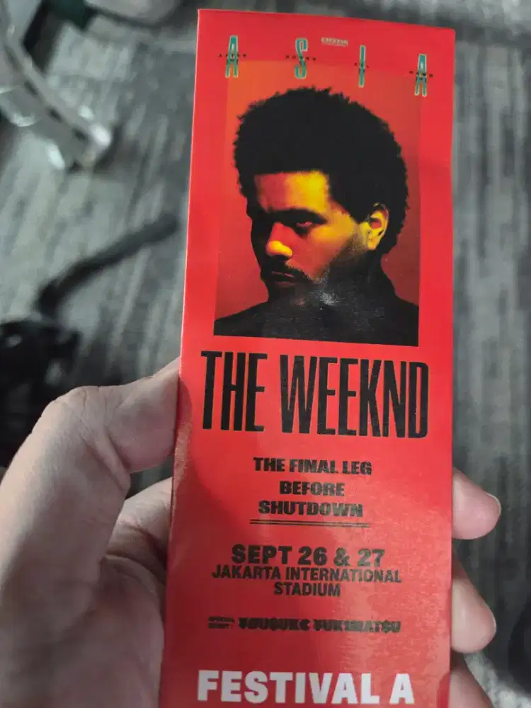 Tiket The Weeknd 26 Sep Festival A