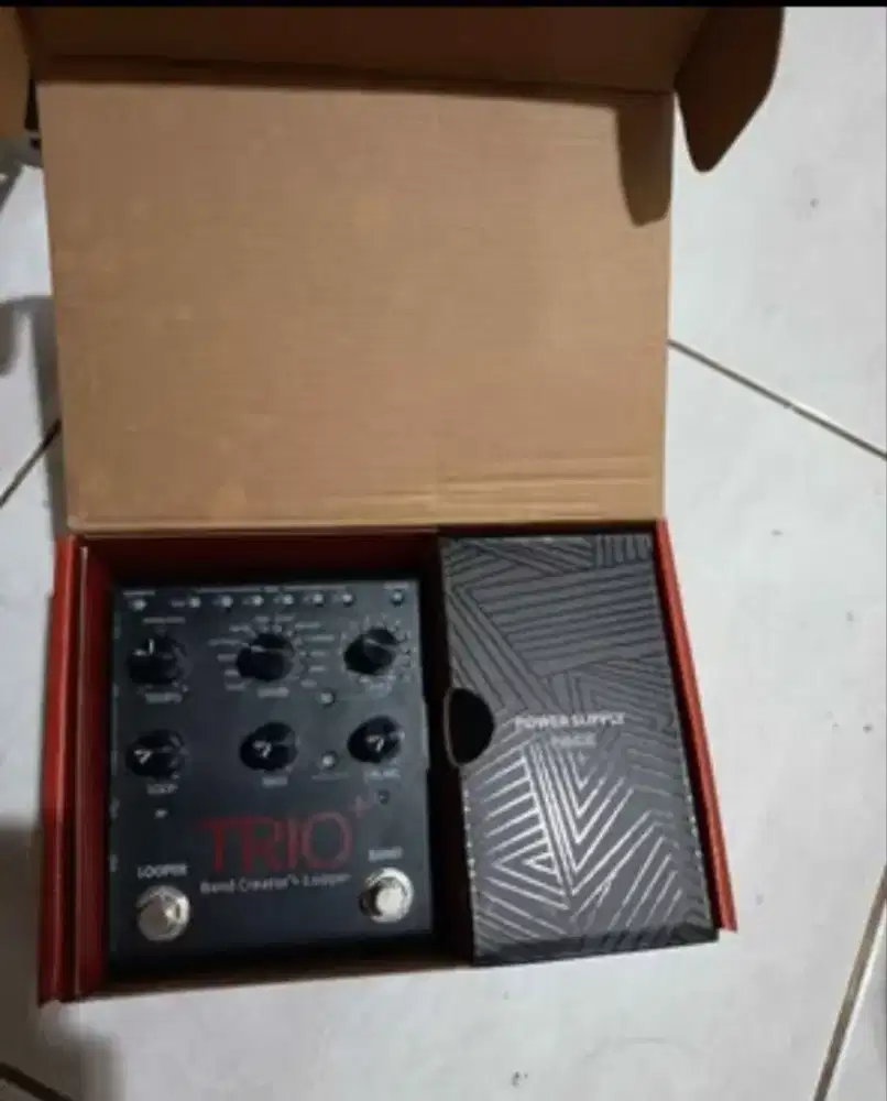 Digitech Trio+ Band Creator Looper Fullset Mulus Dus Ori