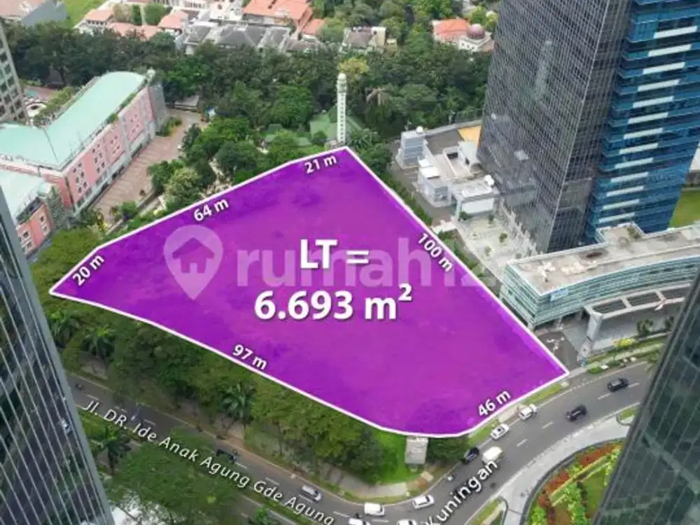 Dijual Tanah Komersil Strategis di Kuningan, Jakarta Selatan