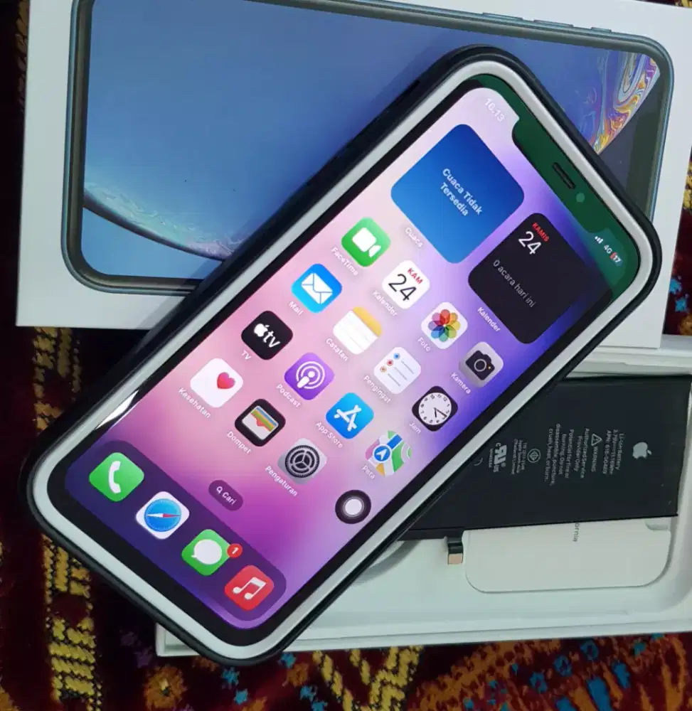 iPhone Xr 64 inter mlus lengkap