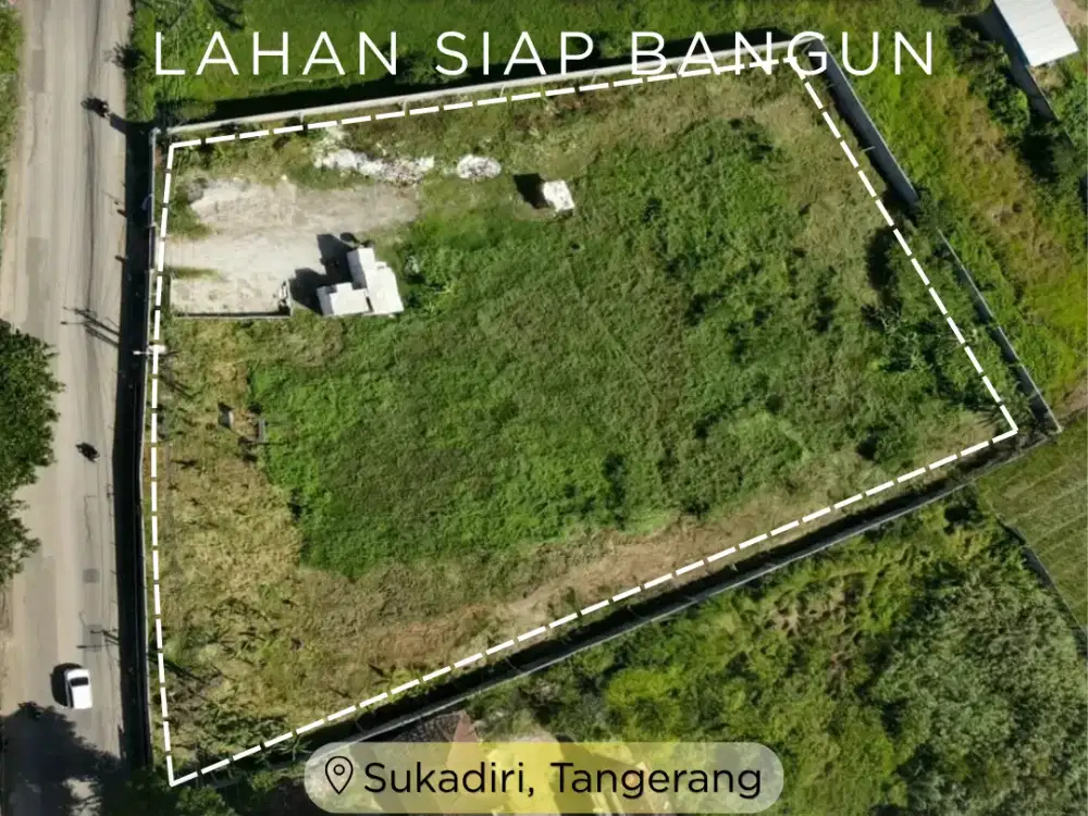 Dijual lahan siap bangun di Raya Mauk Tangerang