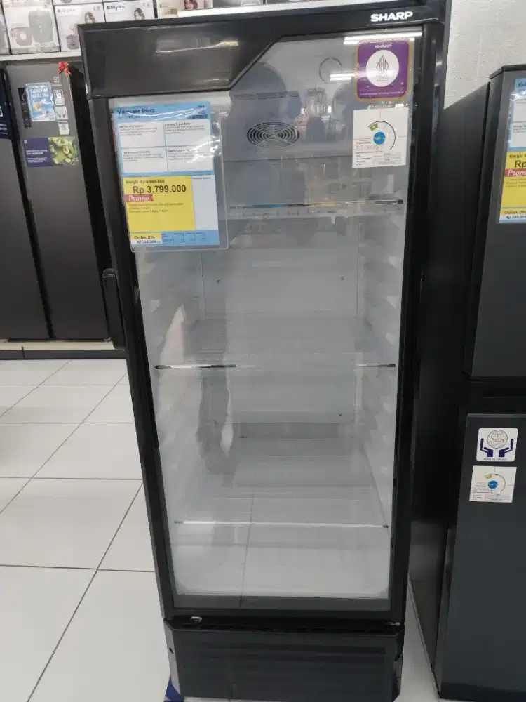 Showcase sharp 200L cicilan bunga hingga 0% menggunakan Kredivo