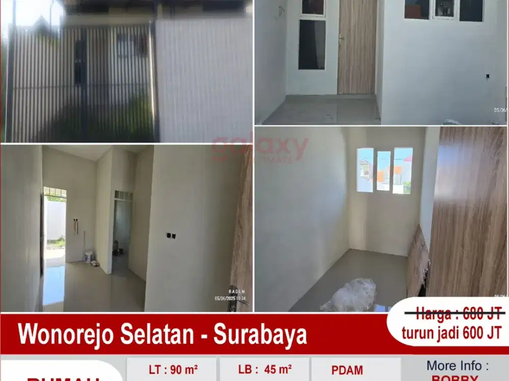 Rumah Baru Daerah Wonorejo Selatan Surabaya