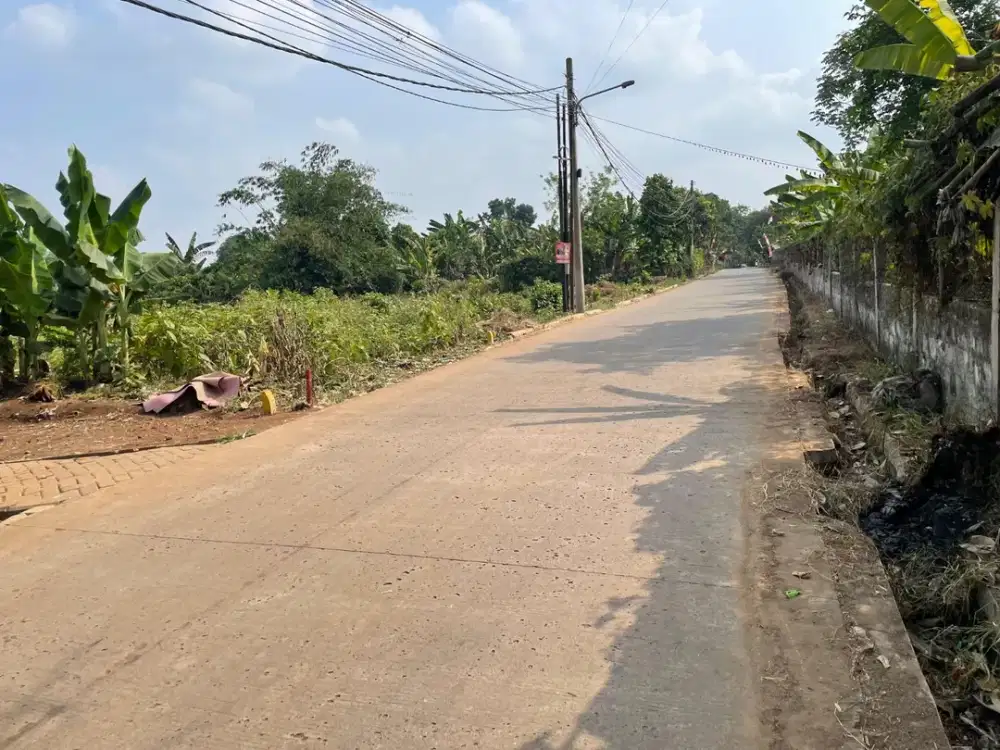 Tanah Kavling Cisauk Termurah - SHM - Lokasi Strategis Dekat Stasiun Jatake & Tol Legok - Pinggir Jalan Bebas Banjir