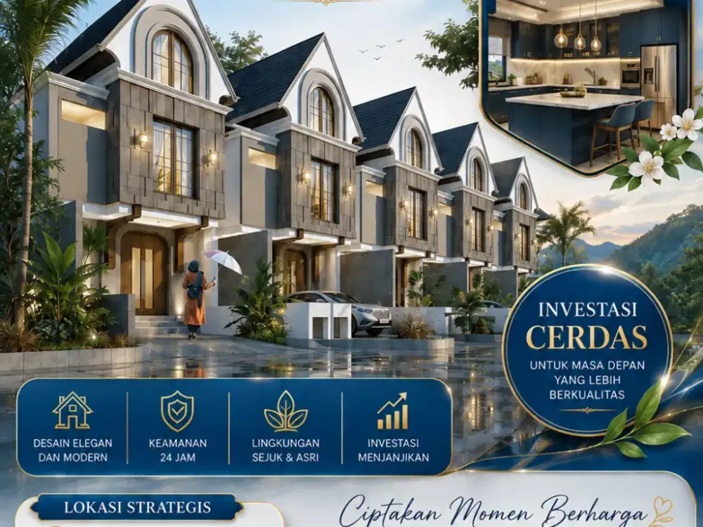 INVESTASI VILLA 3 LANTAI DISKON 100 JT LOKASI DI KOTA BATU
