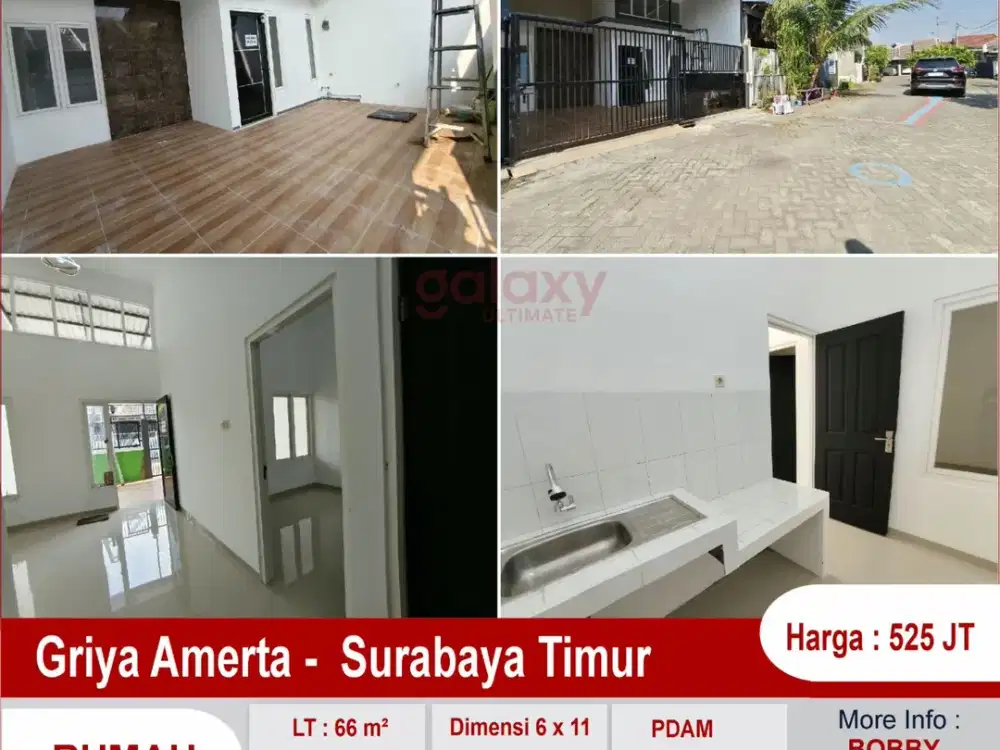 Rumah Siap Huni Di Griya Amerta Surabaya
