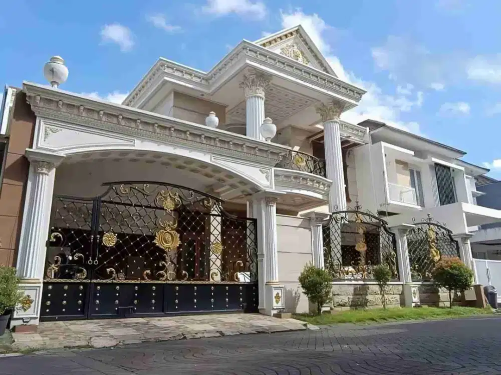 Khusus minggu ini ‼ Rumah Classic Mewah di Kebonsari Elveka - Dekat Gayungsari Ketintang Gayungan