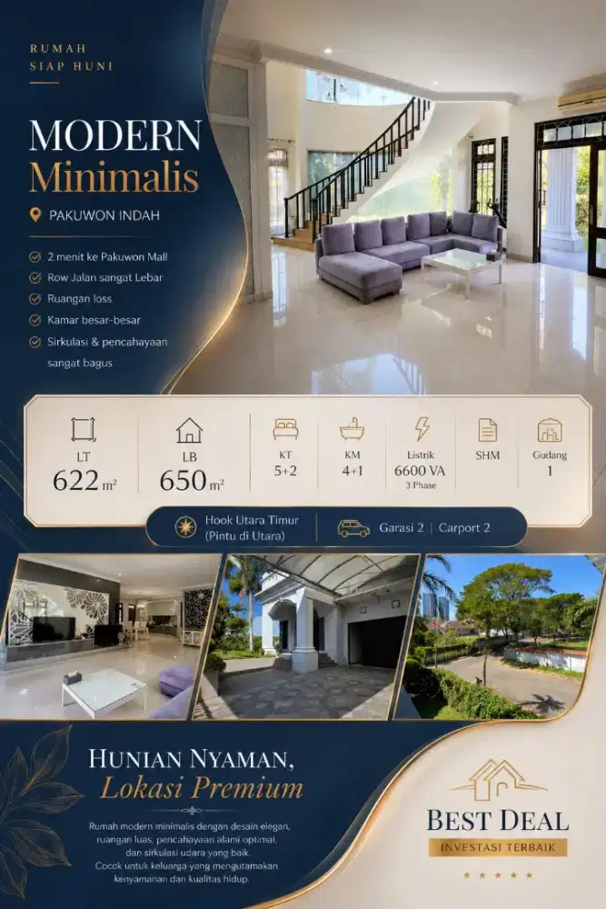 Termurah  rumah VBI pakuwon indah