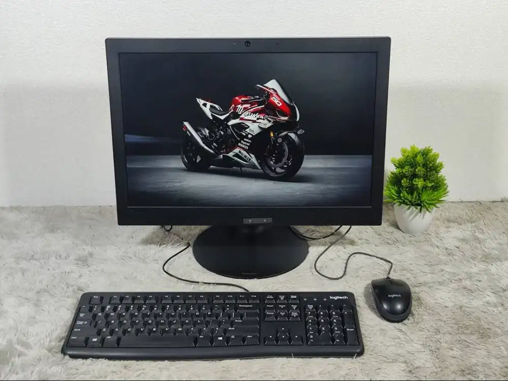 Cpu All in One Lenovo V330 Ci5 GEN8 SSD 256 GB Layar 20 inch Lengkap