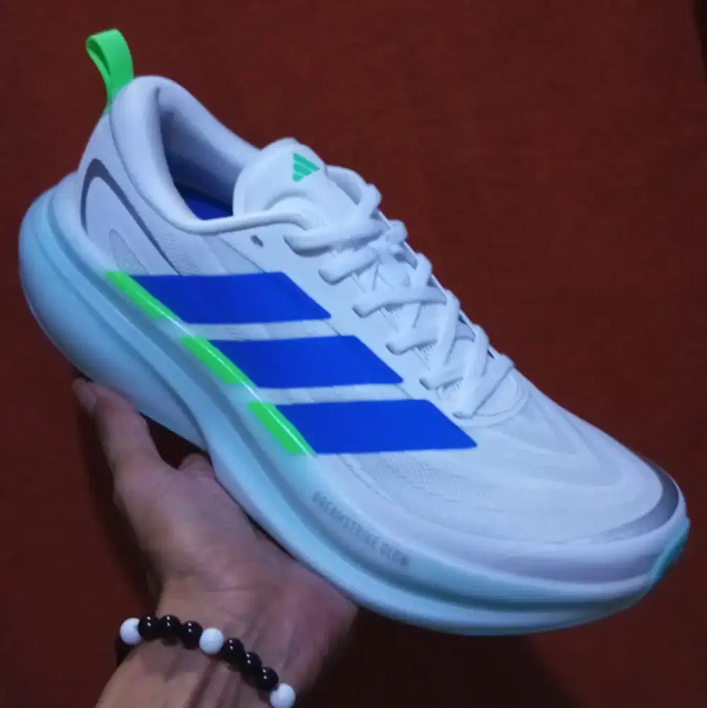 Adidas Running Supernova Glide M White Blue KJ8758