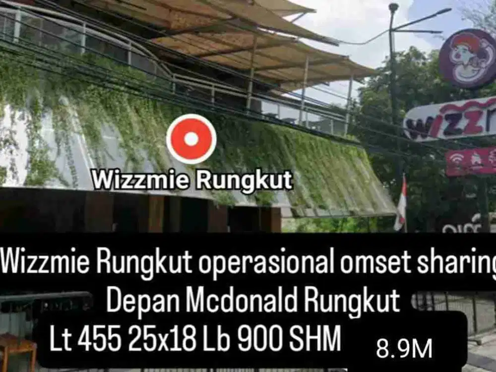 DIJUAL RESTORAN AKTIF RUNGKUT NOL JL RAYA KOMERSIAL