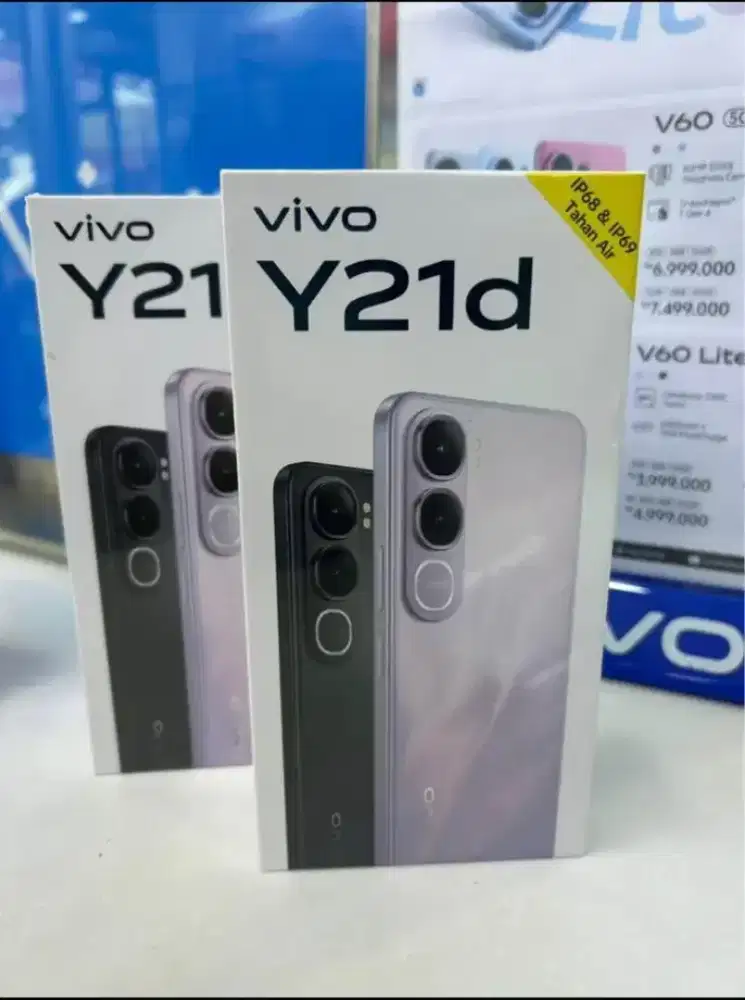 VIVO Y21d RAM 4GB+128GB. BNIB/BARU/SEGEL. GARANSI RESMI. COD SERKOT