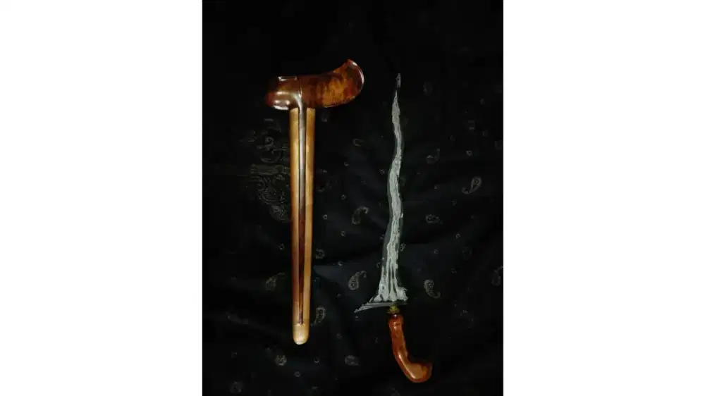 Keris Sepuh Pandawa Cinarita Luk 5 Pamor Pedaringan Kebak Asli Murah