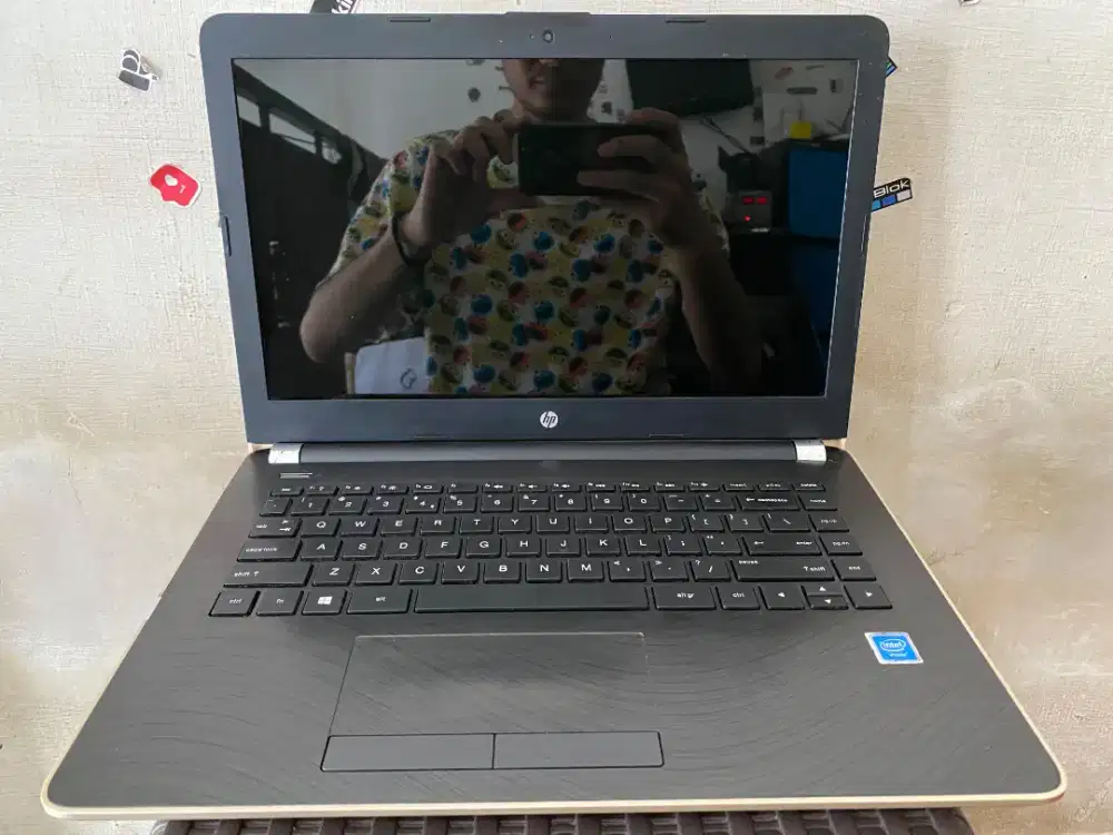 JUAL LAPTOP HP14-BS719TU INTEL N3060 RAM4GB HDD500GB WIN10 ORI