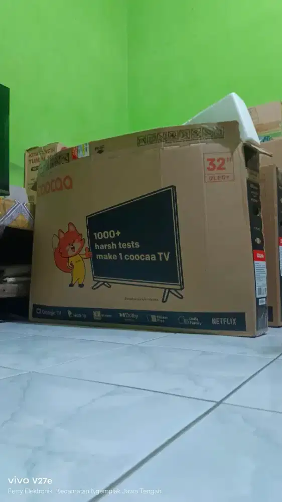 Qled Google tv Coocaa 32