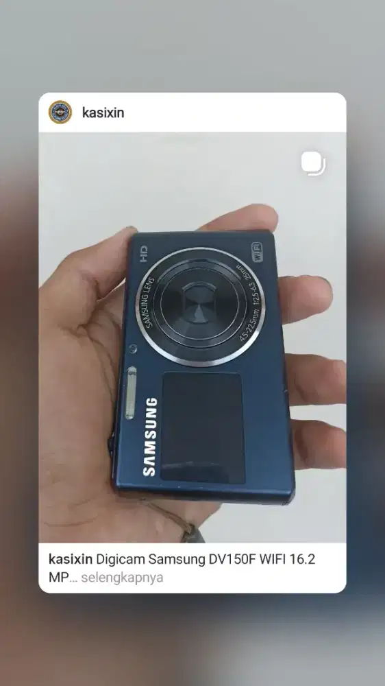 Digicam Samsung DV150F WIFI 16.2 MP
