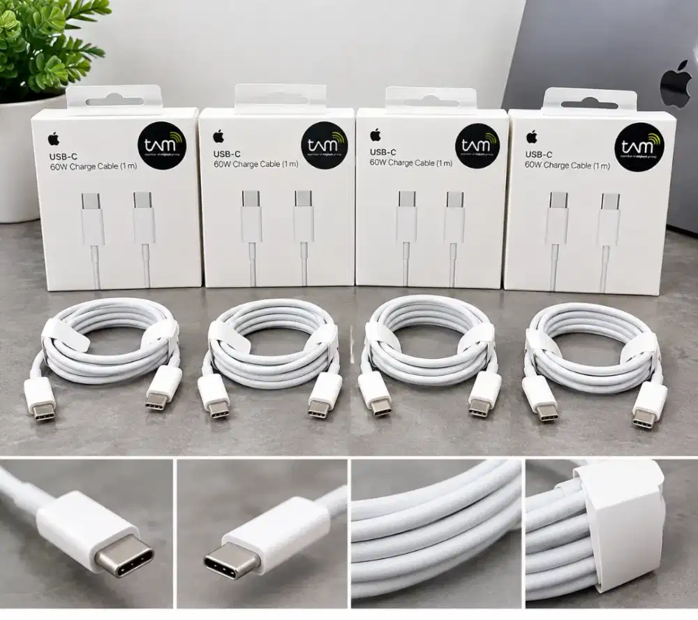 Kabel USB-C 60W Charger Cable 1M Original TAM iPhone