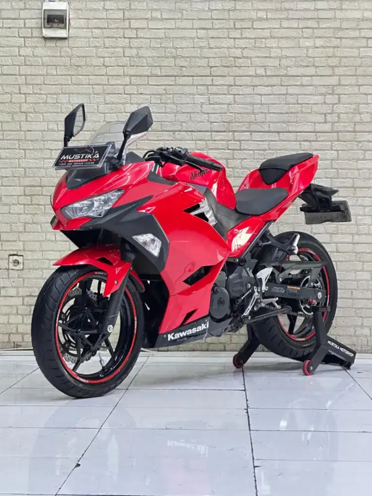 Perfect Condition!!Kawasaki Ninja 250 Fi 2018 Red Plat Jatim-Mustika
