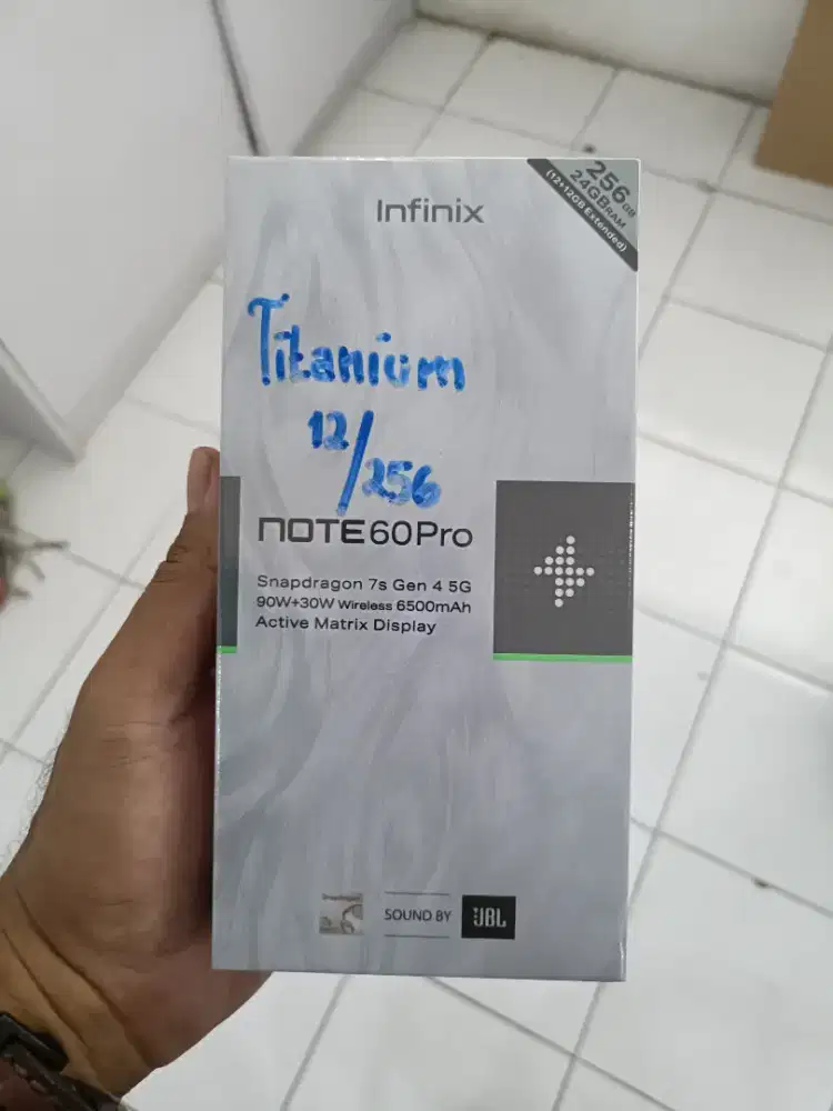 Infinix note 60 pro 5g 12/256 New segel
