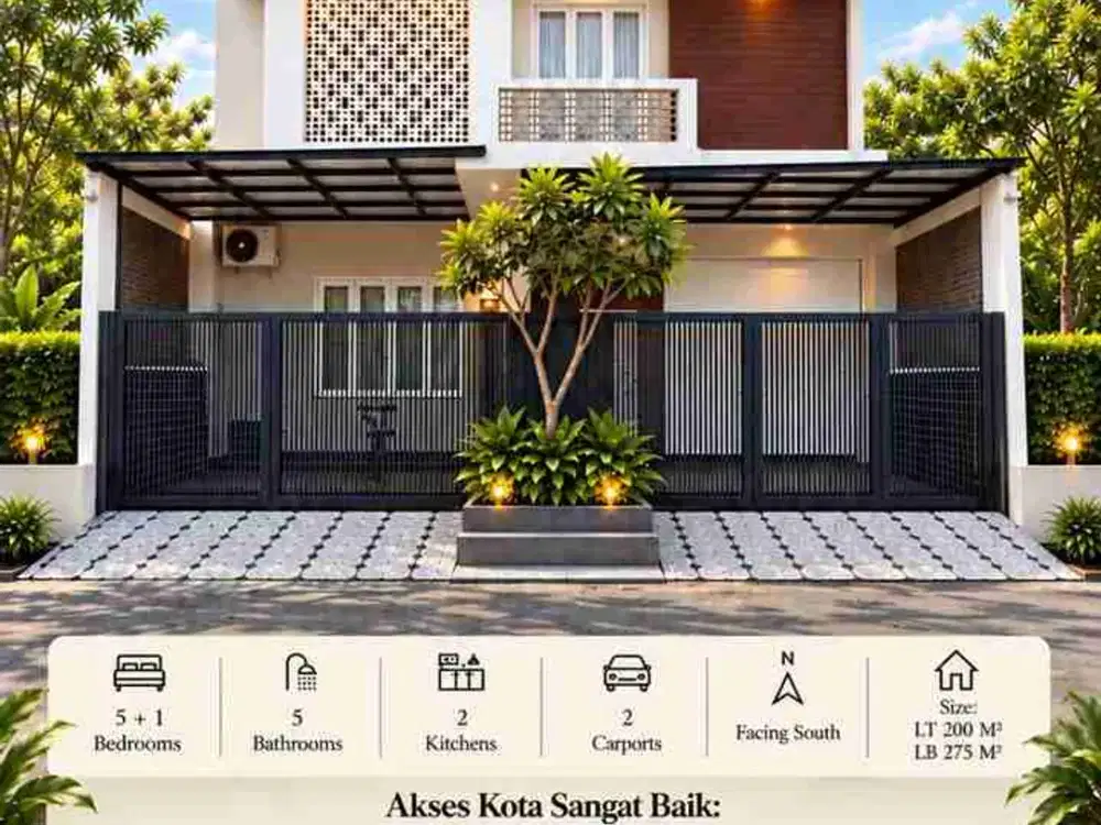 RUMAH CANTIK BARU RENOVASI di Pulo gebang residen