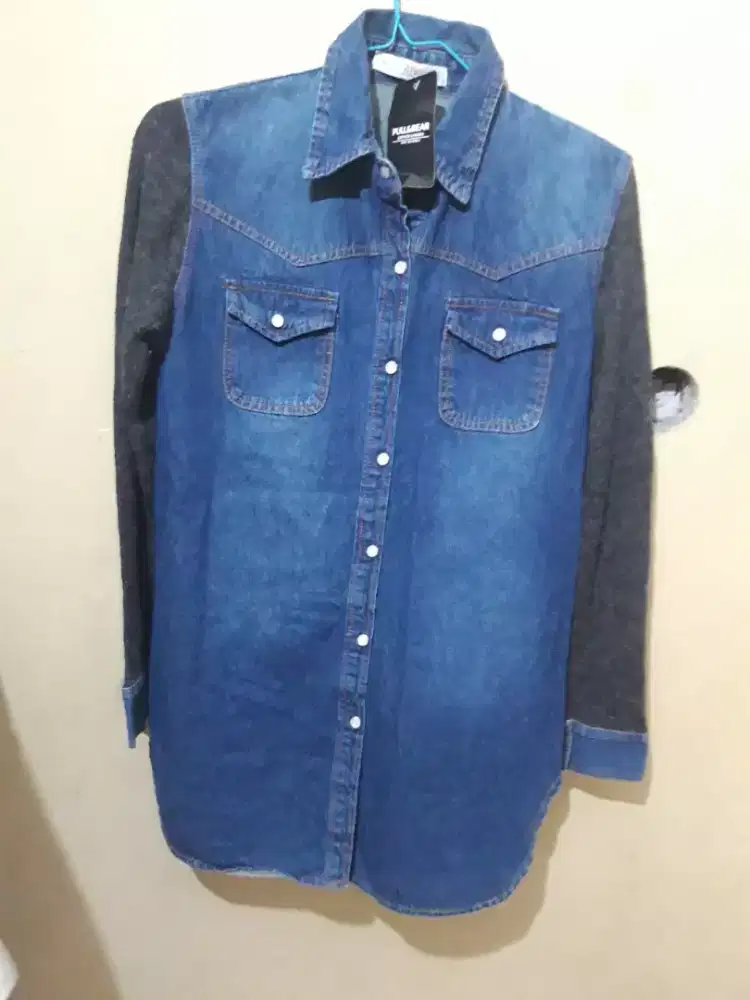 di jual baju atasan wanita kemeja koas tunik