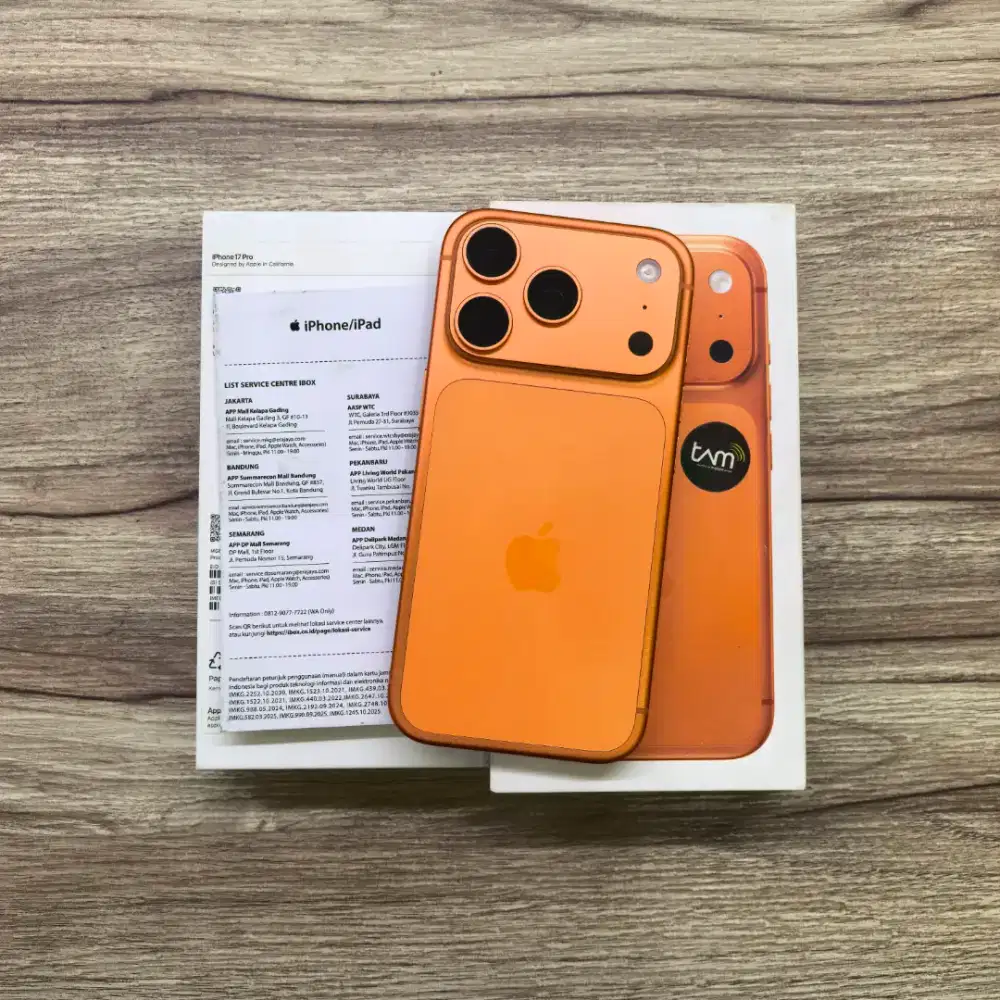 iPhone 17 Pro 256 ibox pemakaian 1 minggu
