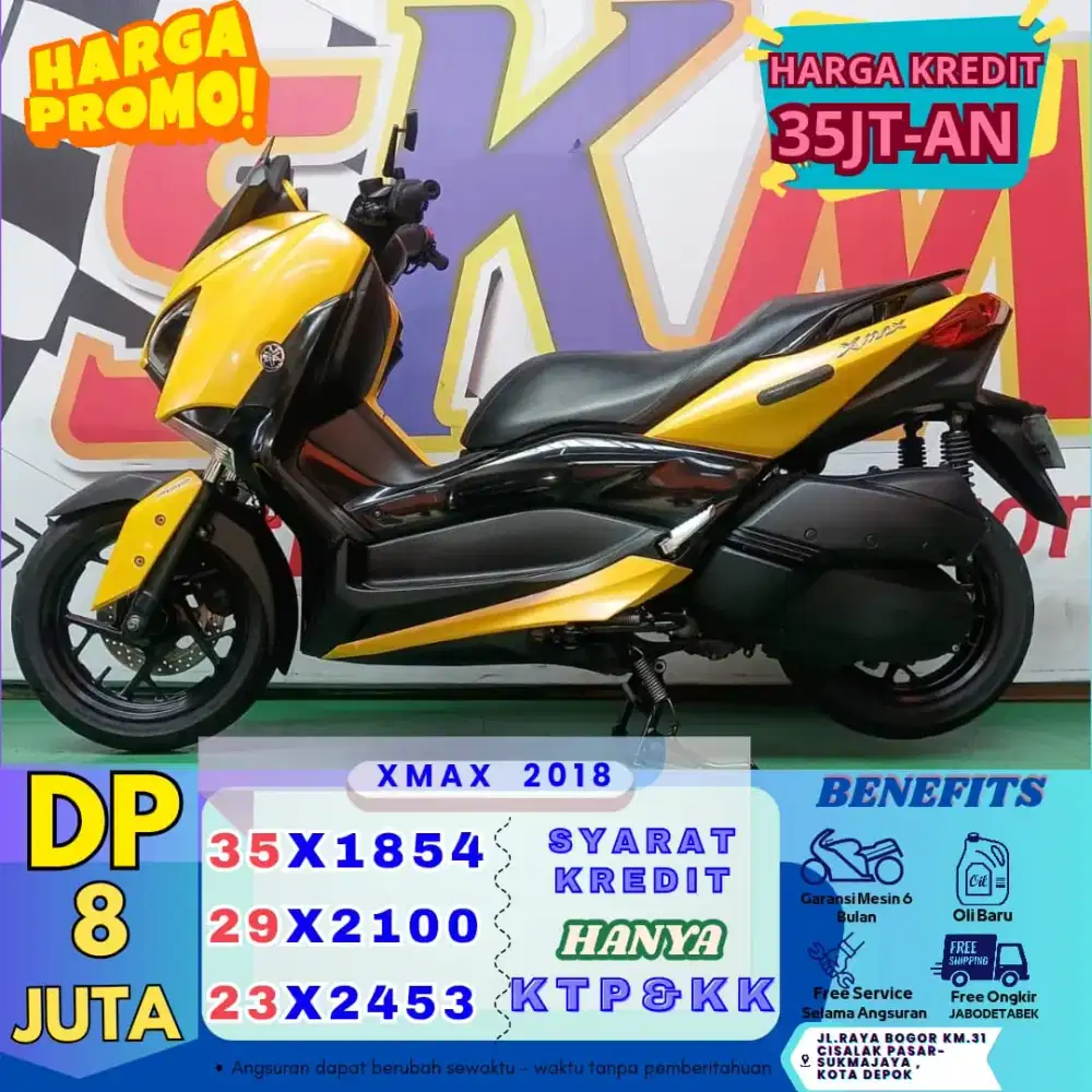 Dijual xmax 2018 second like new bergaransi