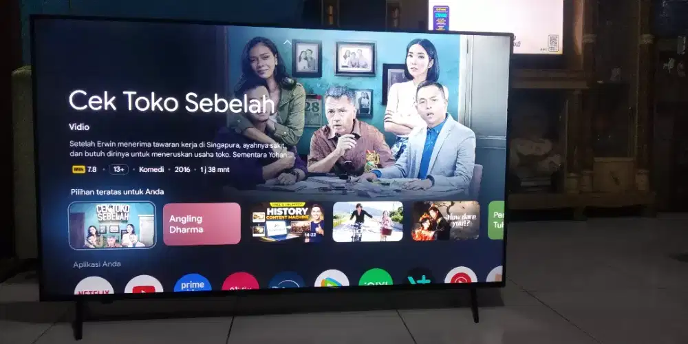 Sharp 4t-c50fj1i 4K ukuran 50 inch