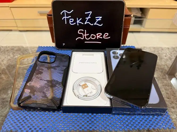 iPhone 13 Pro Max 128Gb Blue Dual Sim Nano Ex Pribadi - Imei terdaftar