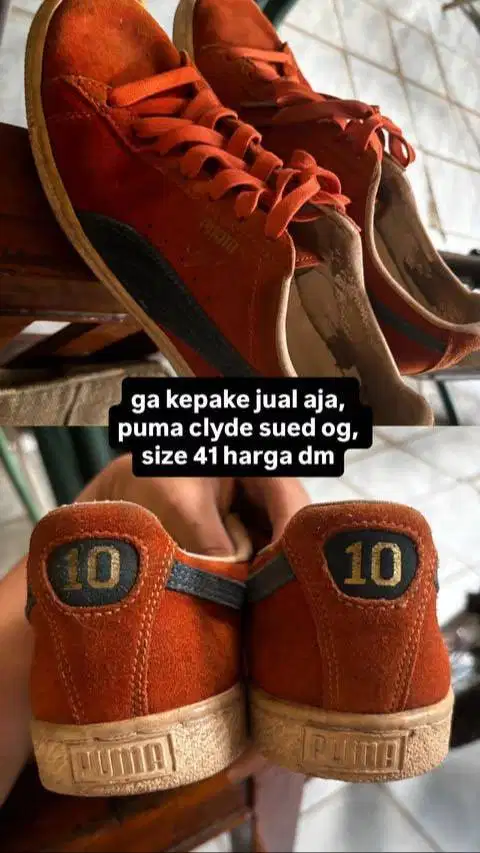 Sepatu puma clyed sued og