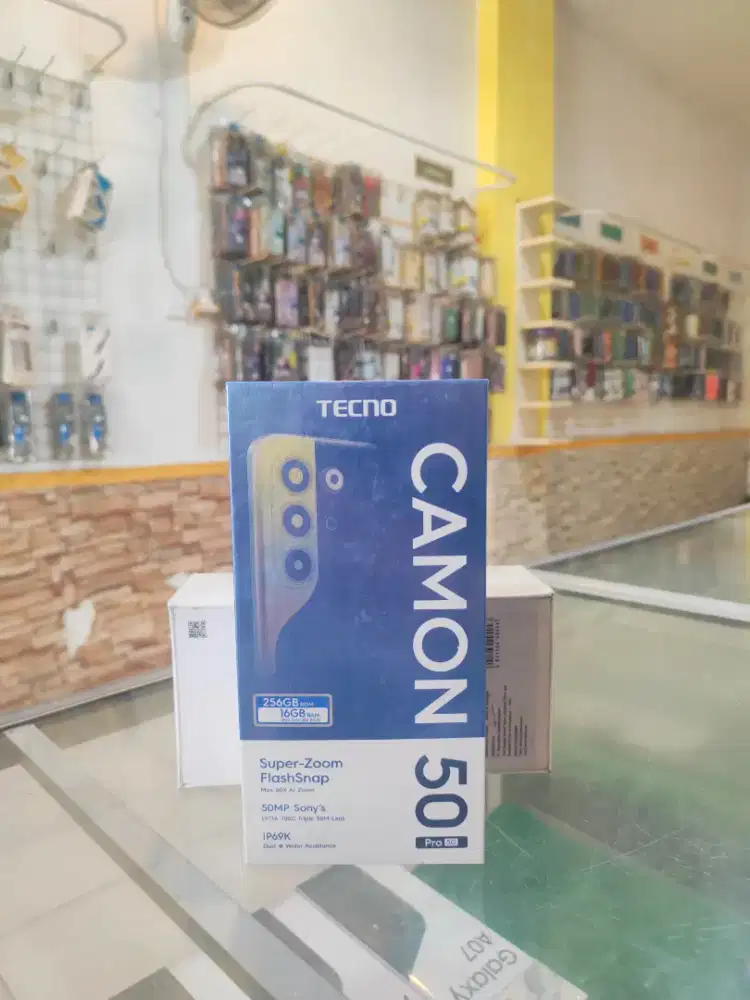 TECNO CAMON 50 PRO 8/256 Promo+bonus cash & credit garansi Resmi