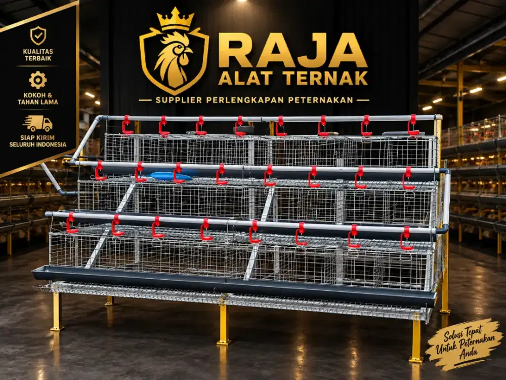 Kandang ayam petelur paket ternak skala rumahan