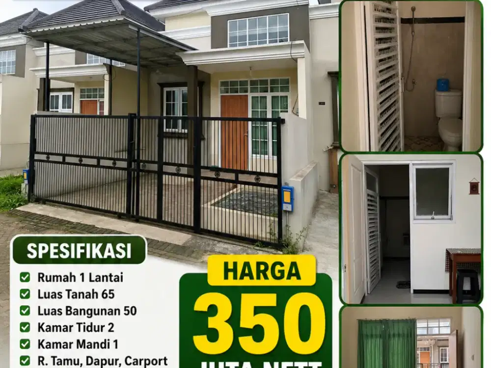 Rumah Murah Kota Malang – DP Ringan, Bisa KPR