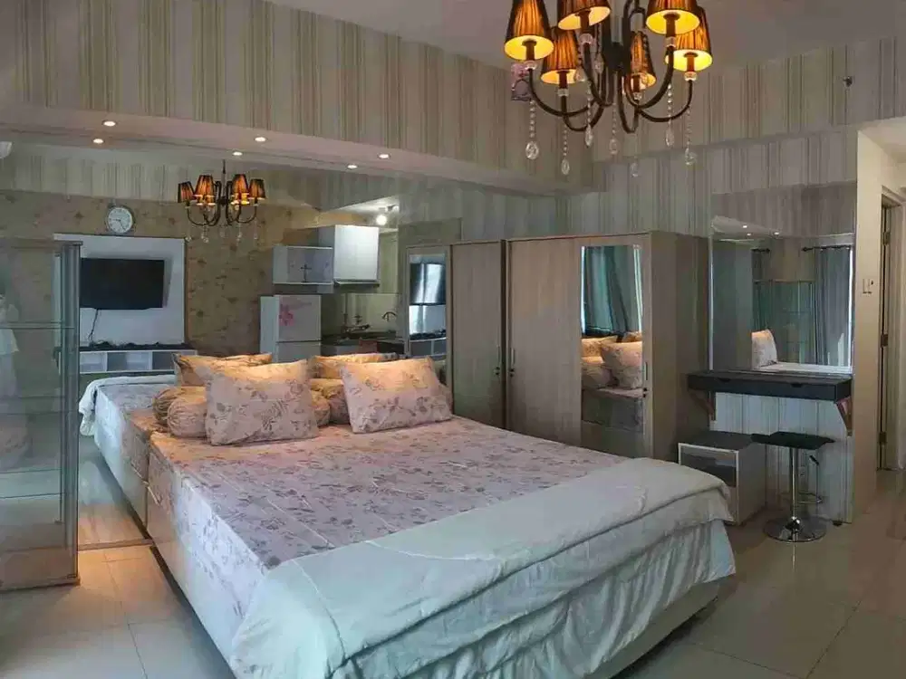 DIJUAL dan DISEWAKAN APARTEMEN TANGLIN, FULL FURNISHED, STUDIO, LEBIH LUAS, SIAP HUNI