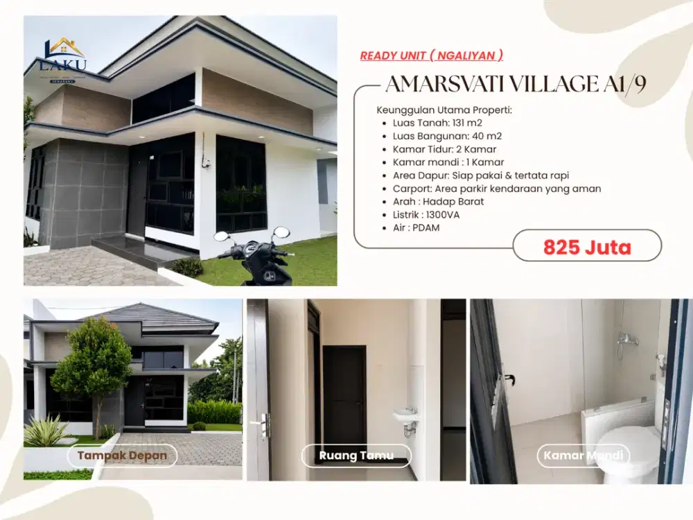Rumah Modern SHM di Ngaliyan Tanah Lega 131 M² Jangan Sampai Di Skip!